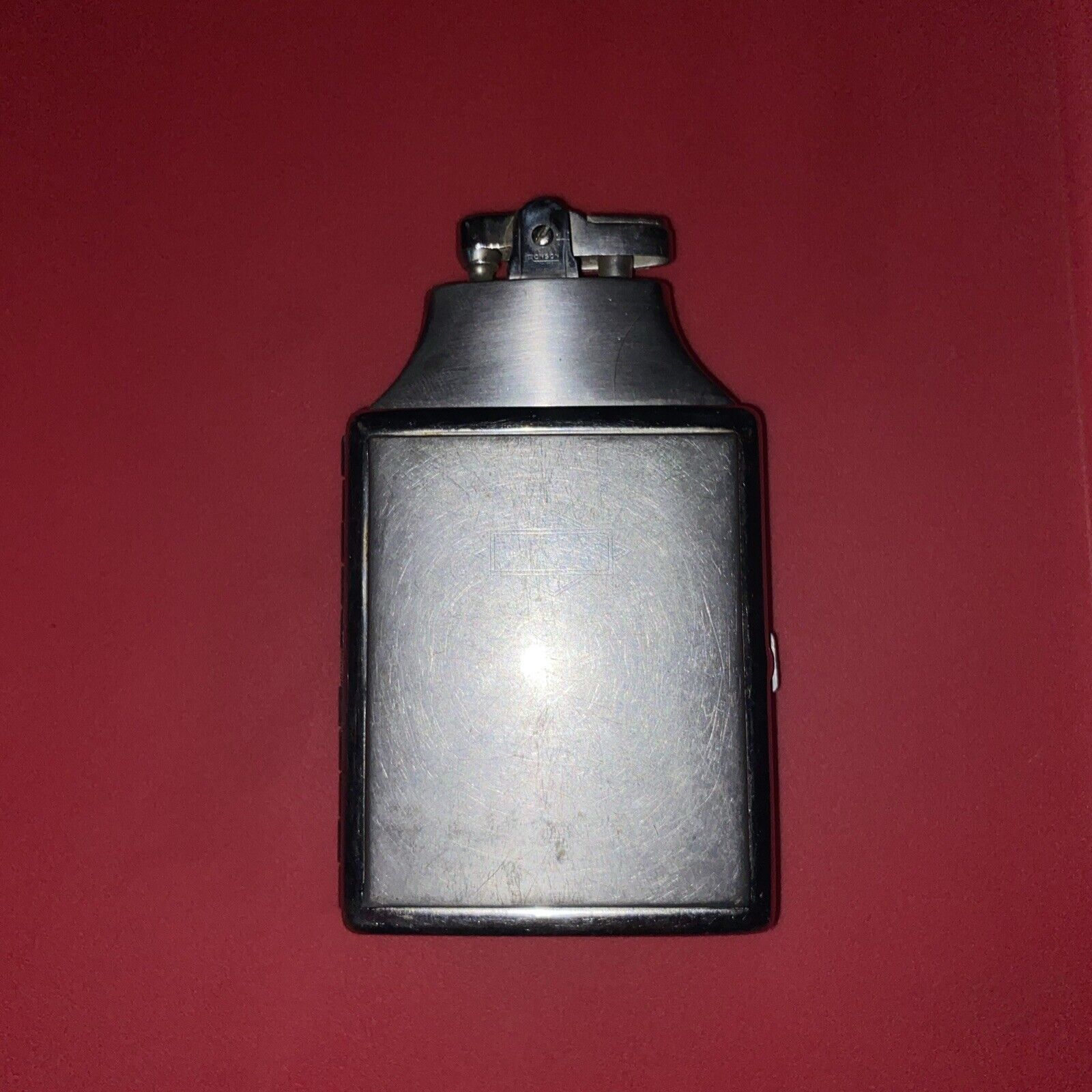 Vintage Ronson Lighter With Large Metal Cigarette Holder