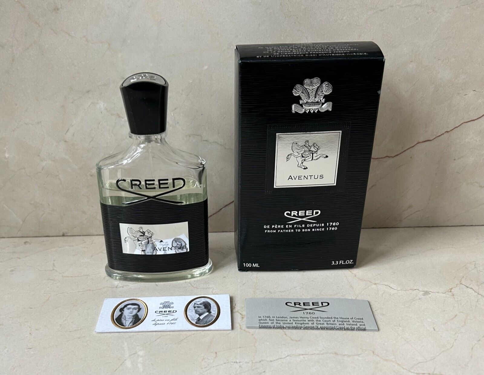 Creed Aventus  batch A4218K01 EDP spray 100 ml,  ~ 80% full