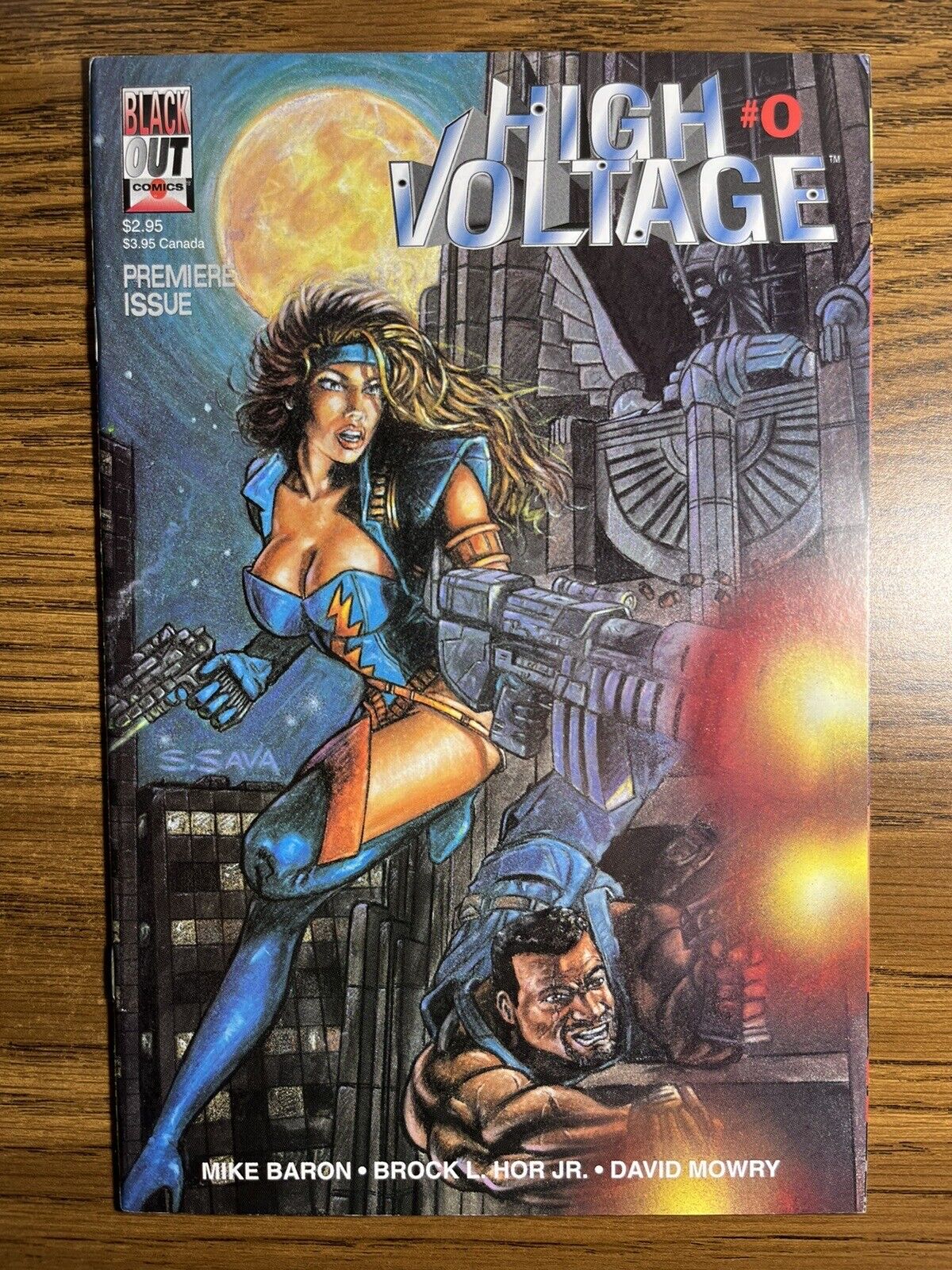 EXTREMES OF VIOLET #0 GORGEOUS DELL BARRAS COVER BLACKOUT COMICS 1995