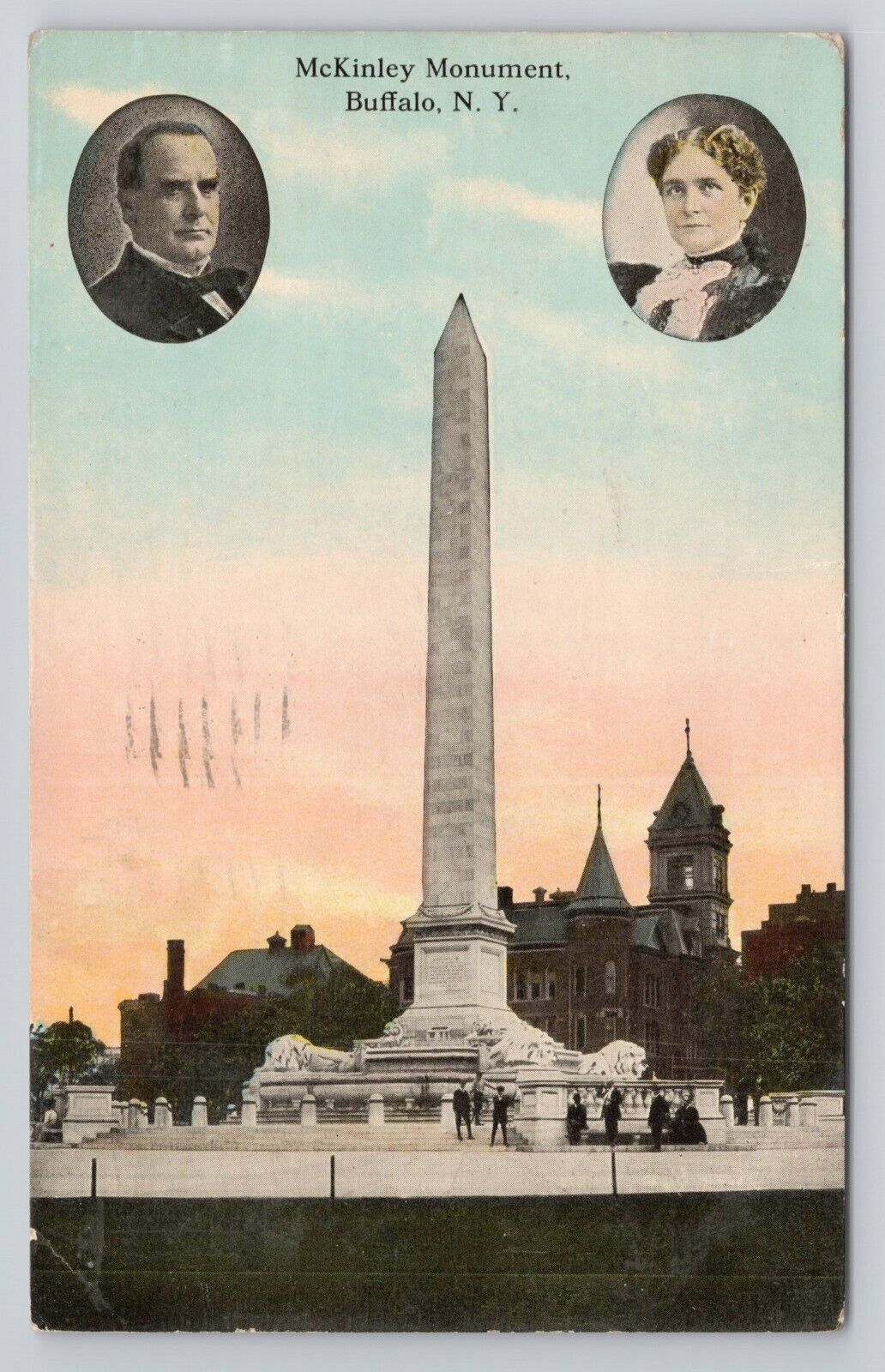 Postcard McKinley Monument Buffalo New York 1912