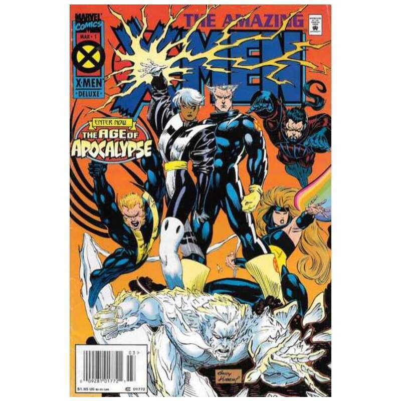 Amazing X-Men (1995 series) #1 Newsstand in NM minus cond. Marvel comics [a/