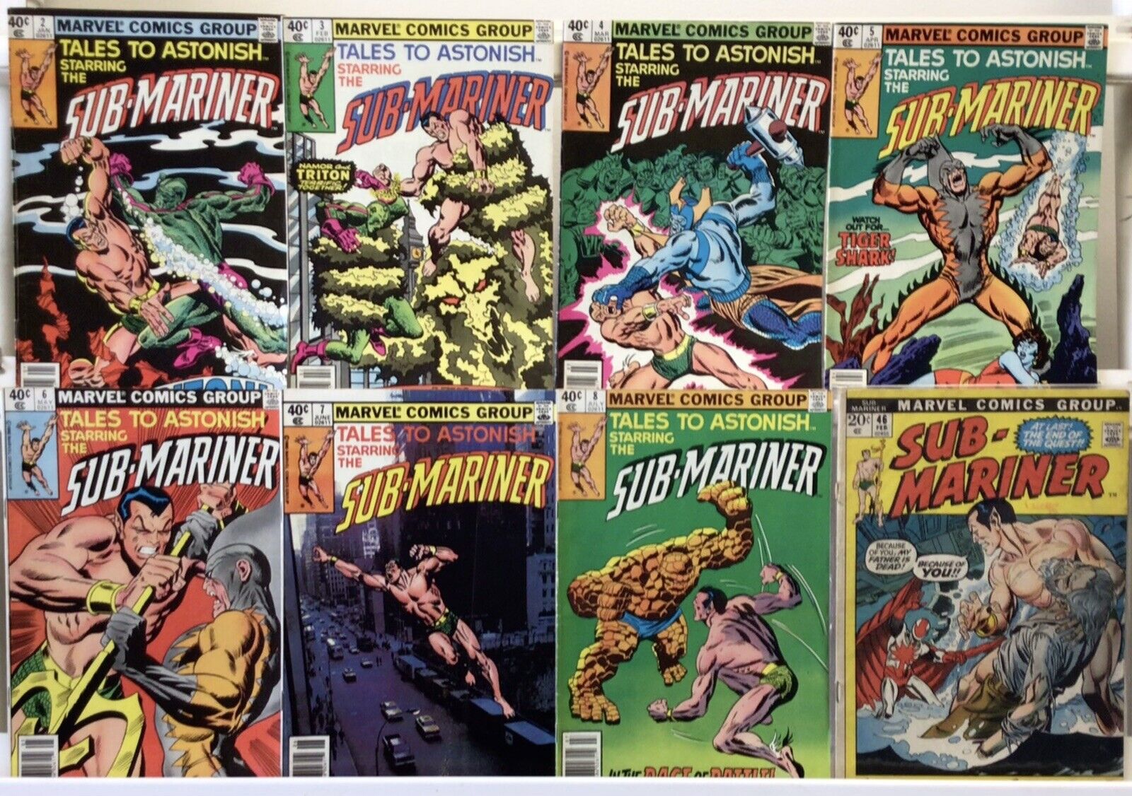Marvel Comics - Sub-Mariner - Comic Book Lot of 8