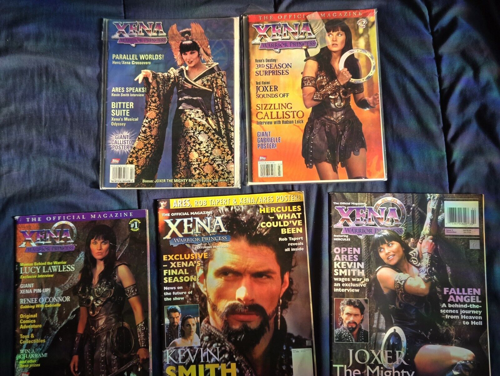 Lot Of 5 Vintage Xena Warrior Princess Magazines