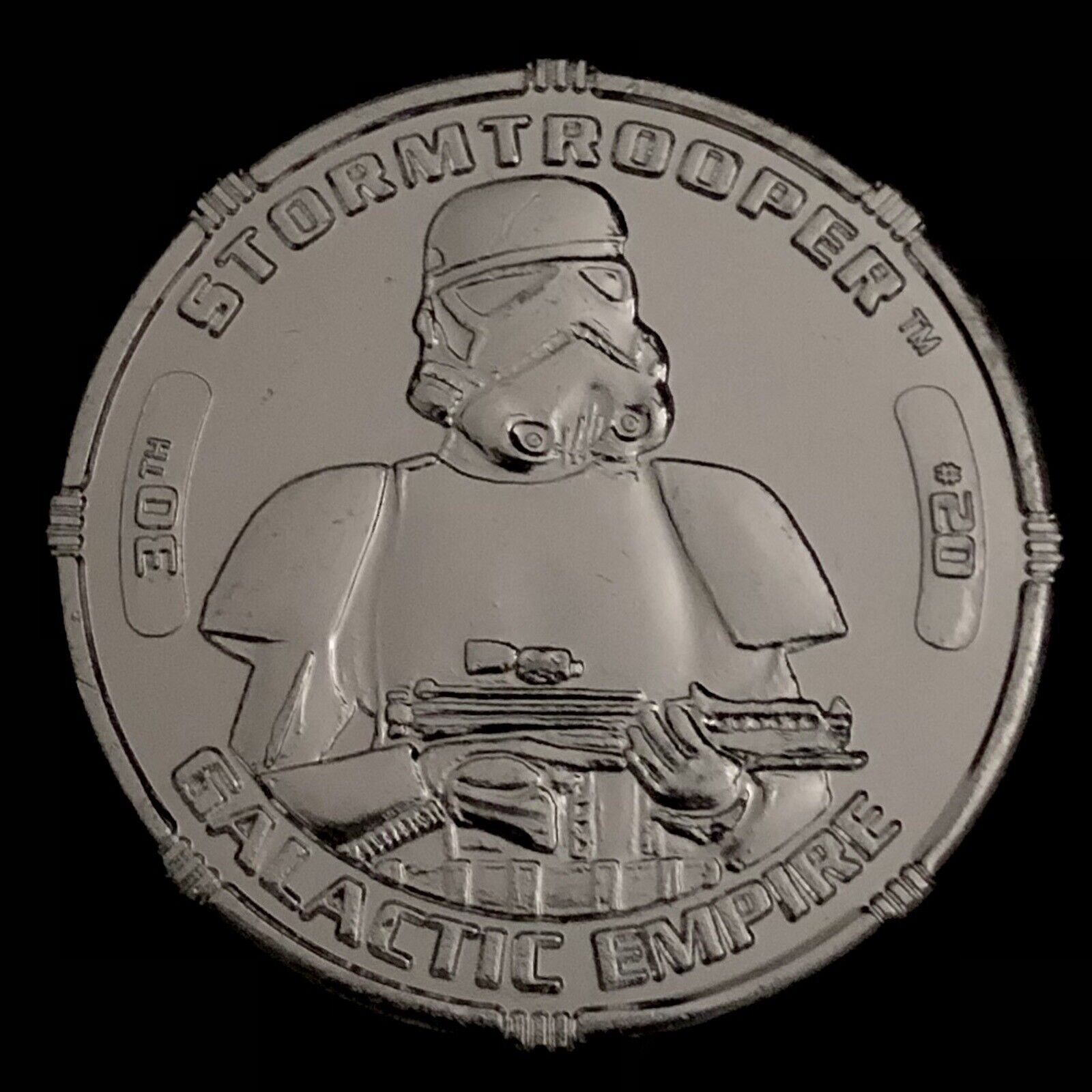 Star Wars Stormtrooper 30th ANNIVERSARY COIN #20 A New Hope Galactic Empire ANH