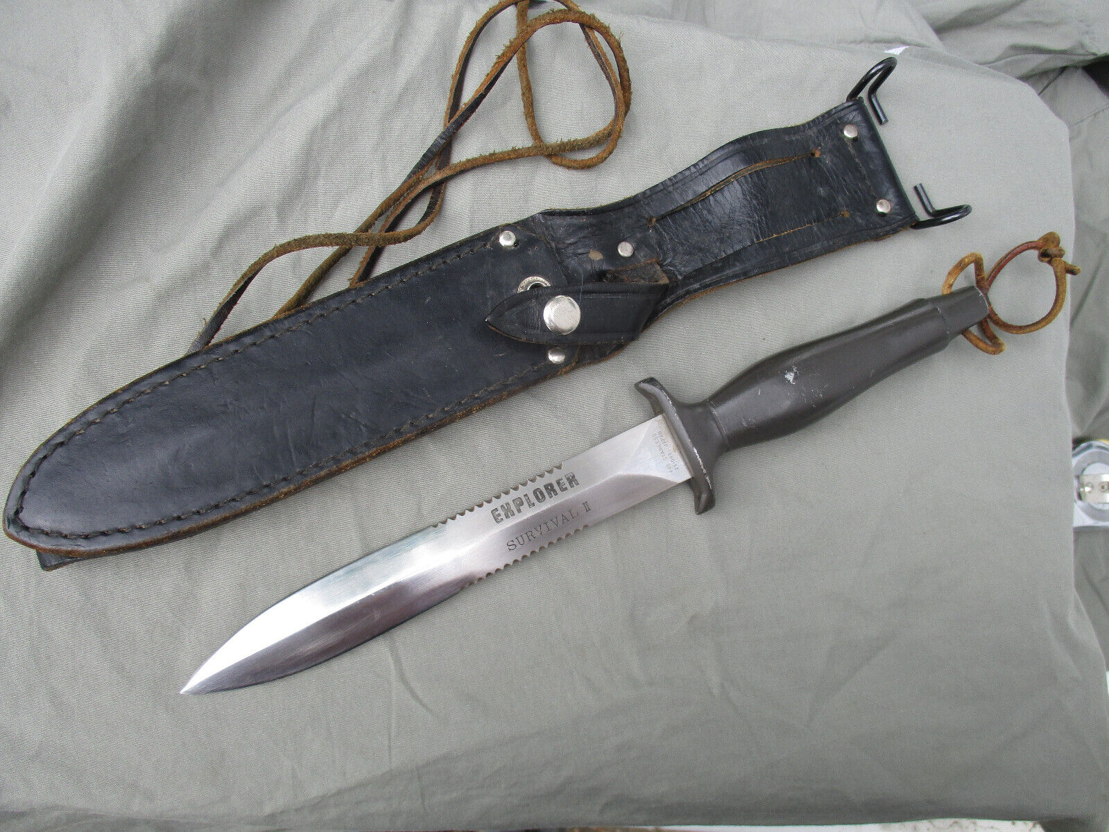Vintage Knife Japan Explorer Survival II Dagger Stiletto