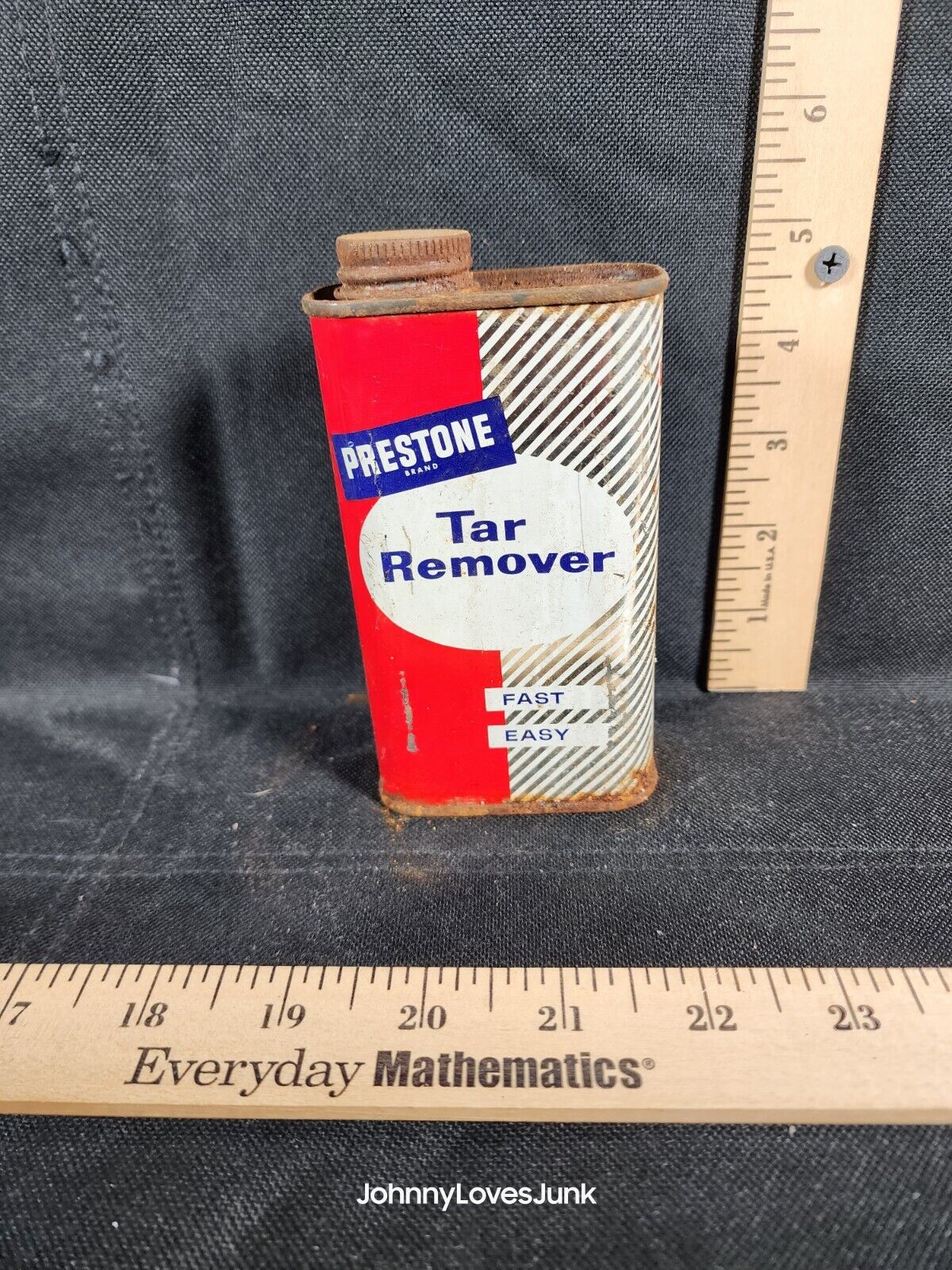 Vintage Prestone Tar Remover Can/Tin Empty Great Shape #2