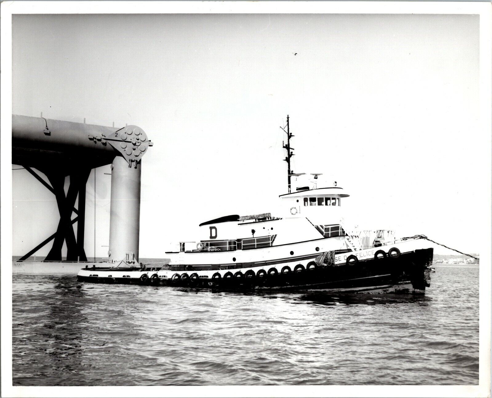 Denise D. De Felice Tugboat Ship Photo 8 X 10 Photo BK2