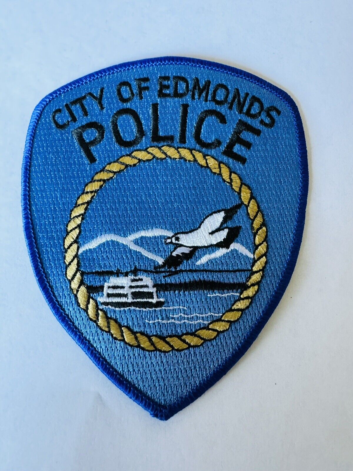 RARE VERSION City of Edmonds Washington Police Patch 