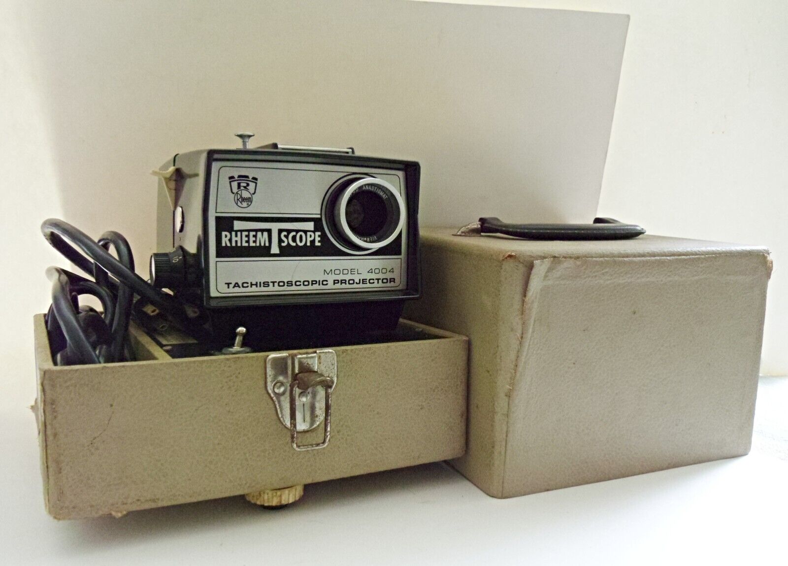 Vintage Rheem Tachistoscopic  Projector 4004 Visual Perception Instrument