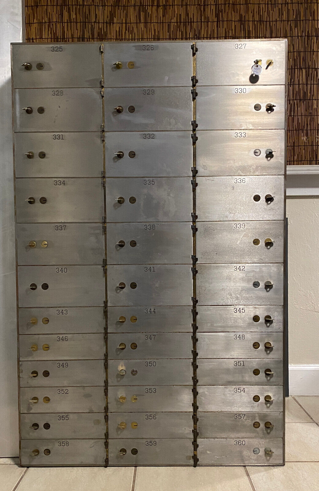 Diebold Vault Safe Deposit Boxes