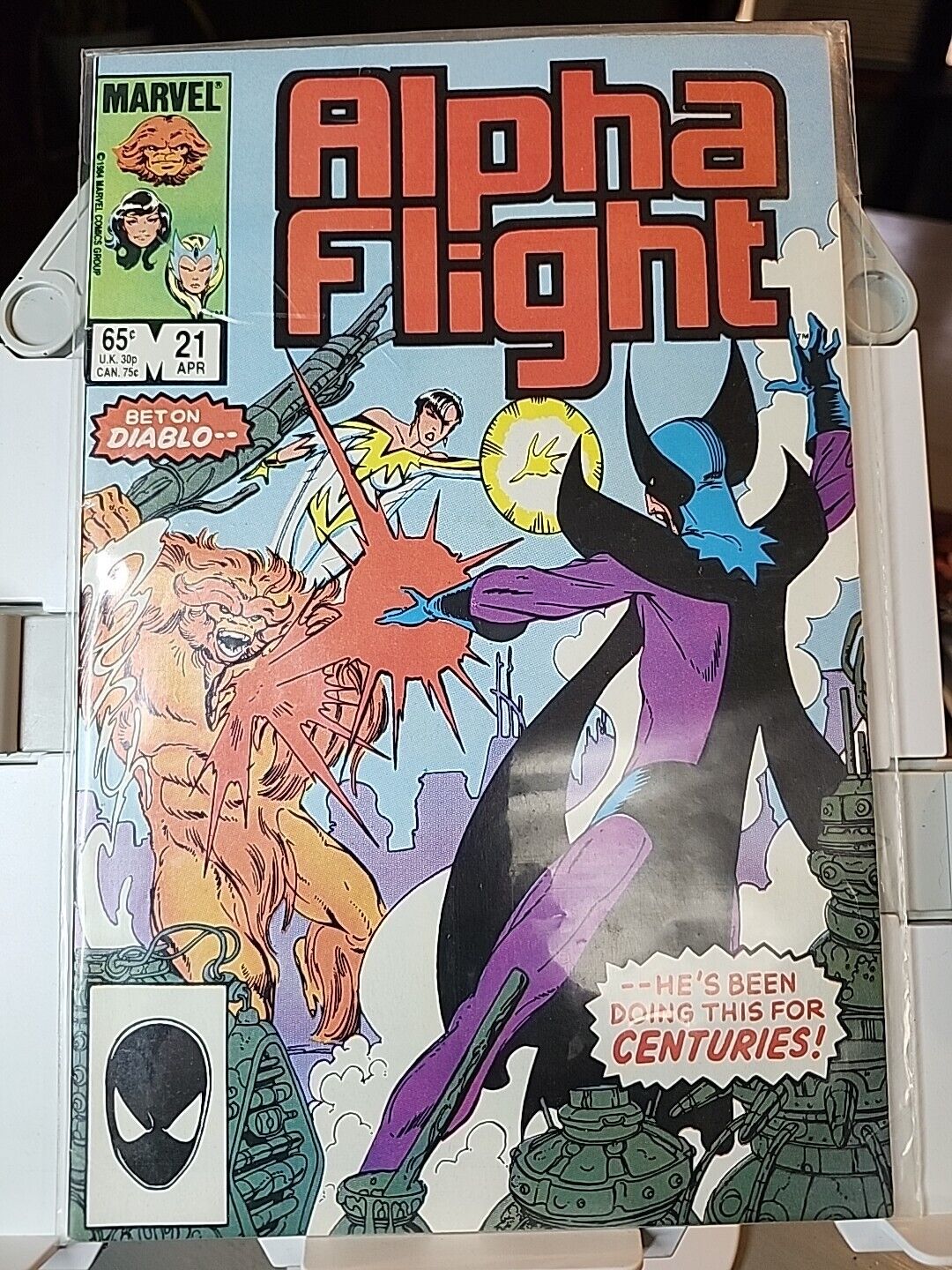 Alpha Flight, Vol. 1 #21 (1985) John Byrne Cover