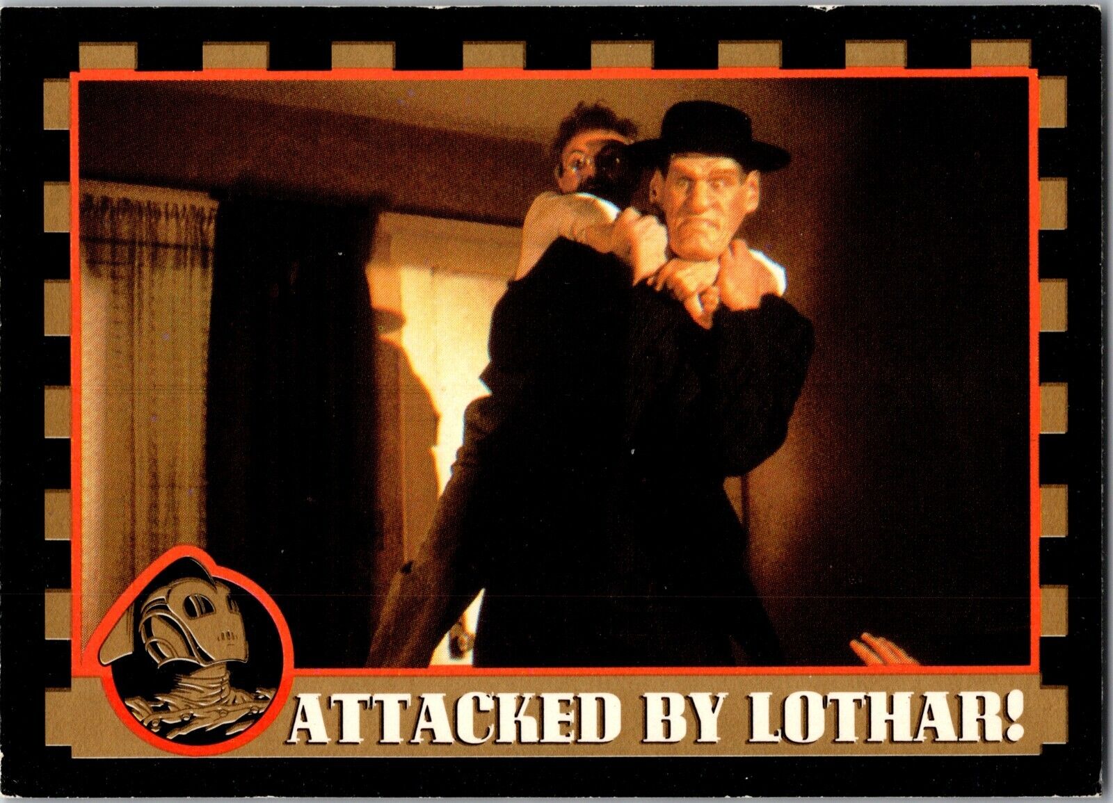 Trade Card Attacked By Lothar Rocketeer #48 Topps Company Walt Disney Company