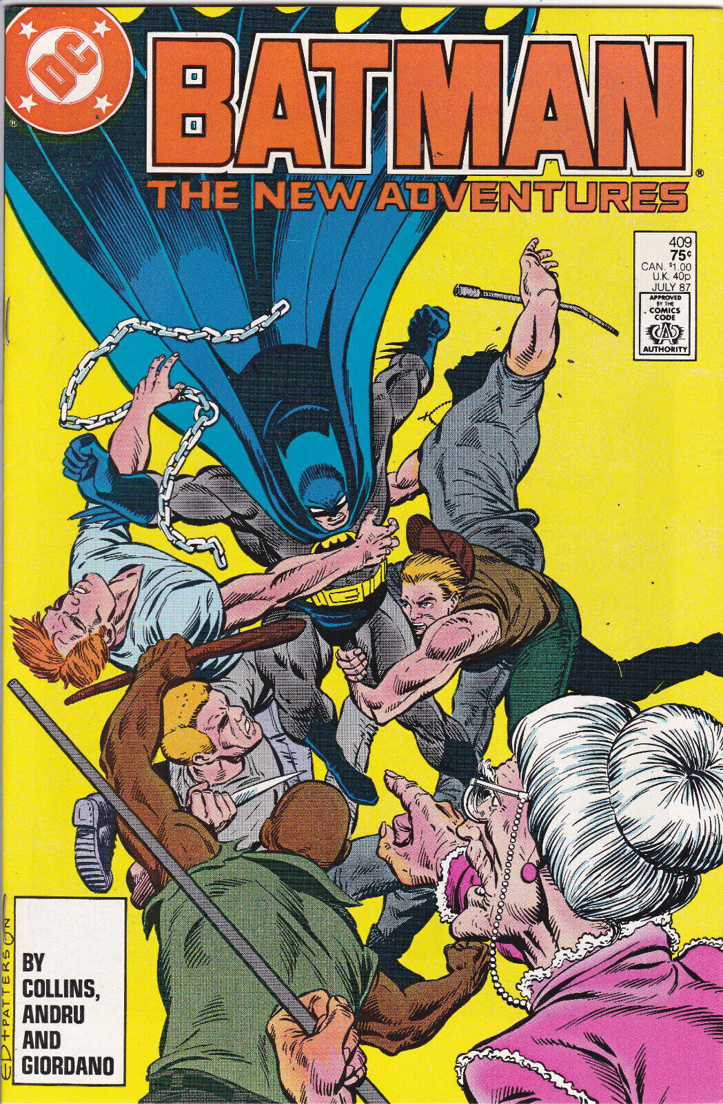 Batman #409, Vol. 1 (1940-2011) DC Comics,High Grade,1st Print,High Grade,Direct