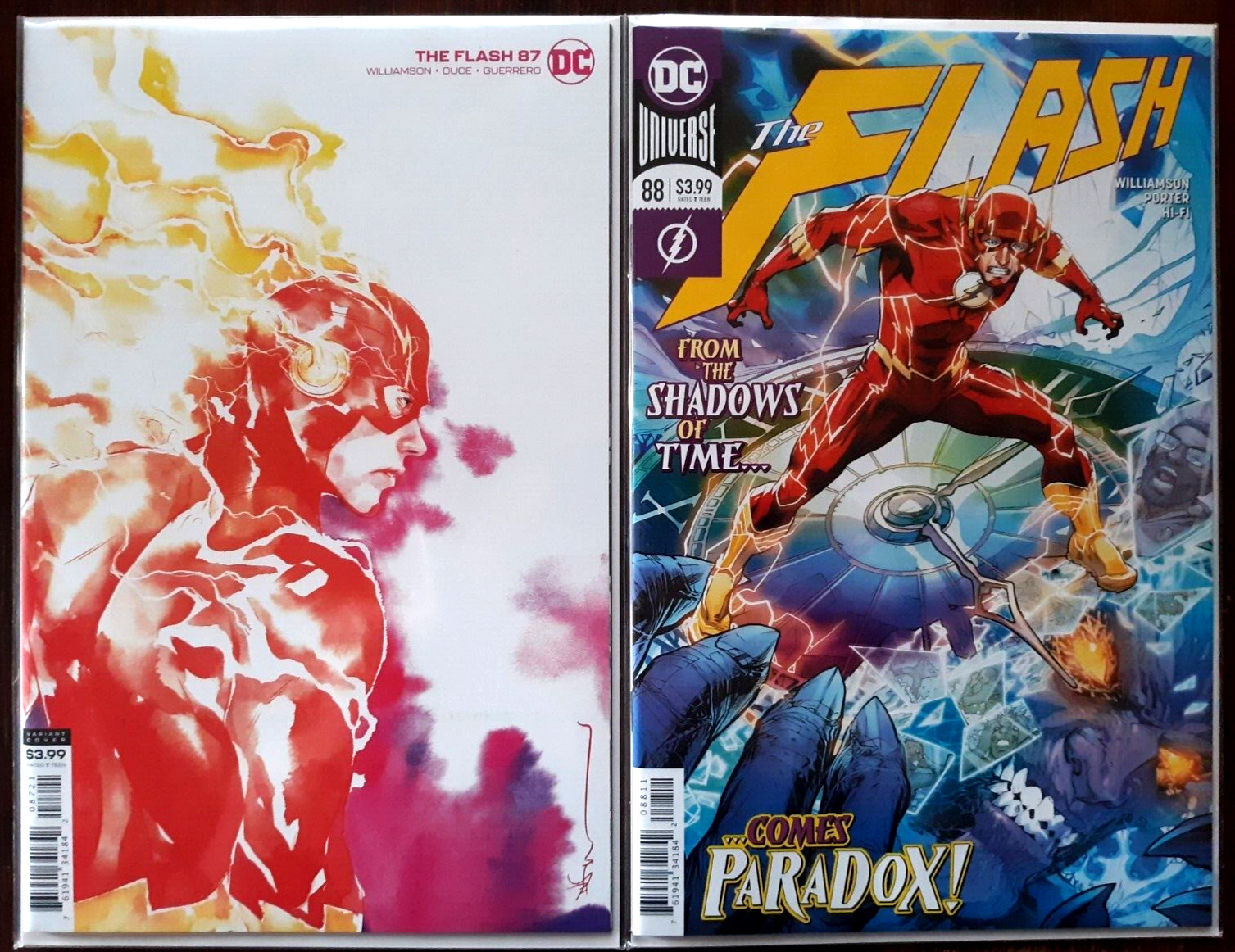 THE FLASH #87 and #88 (2020 DC) 1ST APPEARANCE OF PARADOX *FREE SHIPPING*