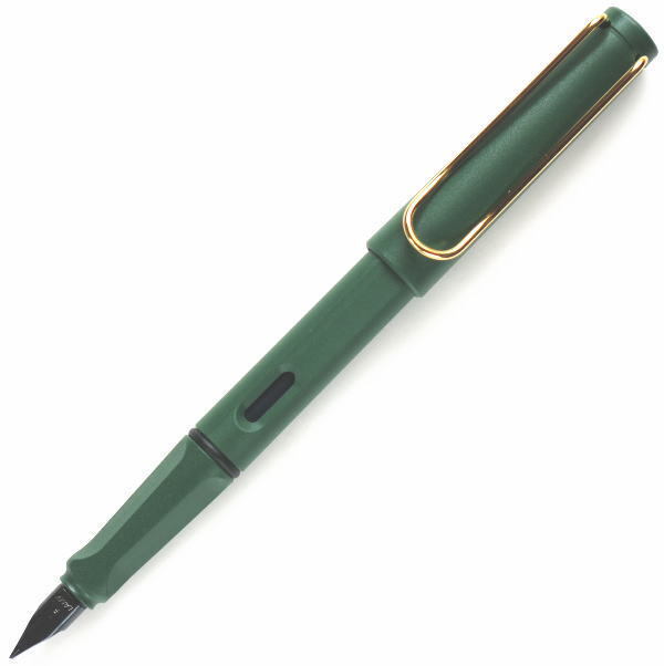 LAMY Safari Field Green Gold Clip Fountain Pen Asia Limited Model New