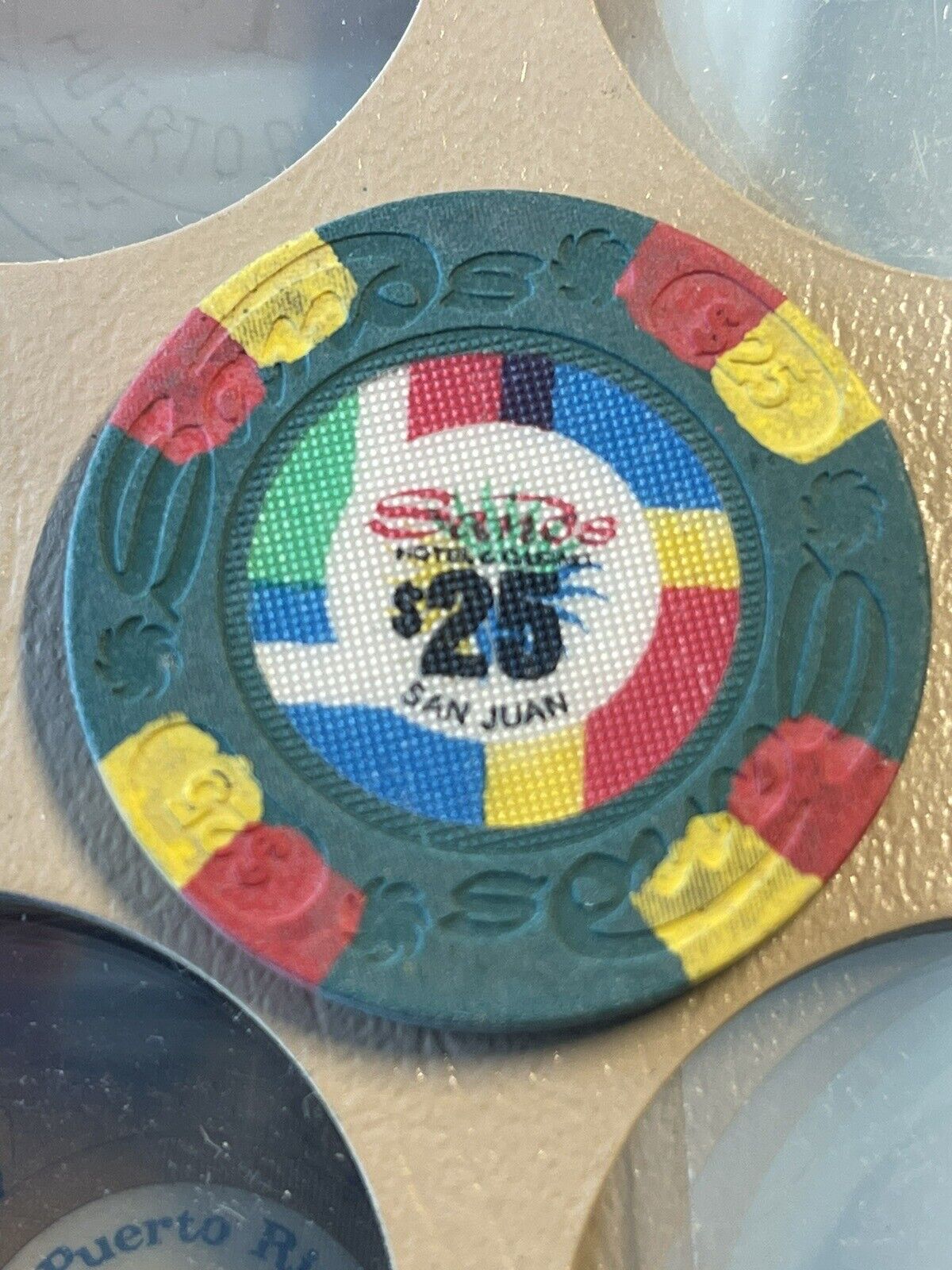 $25 Sands San Juan Puerto Rico Casino Chip