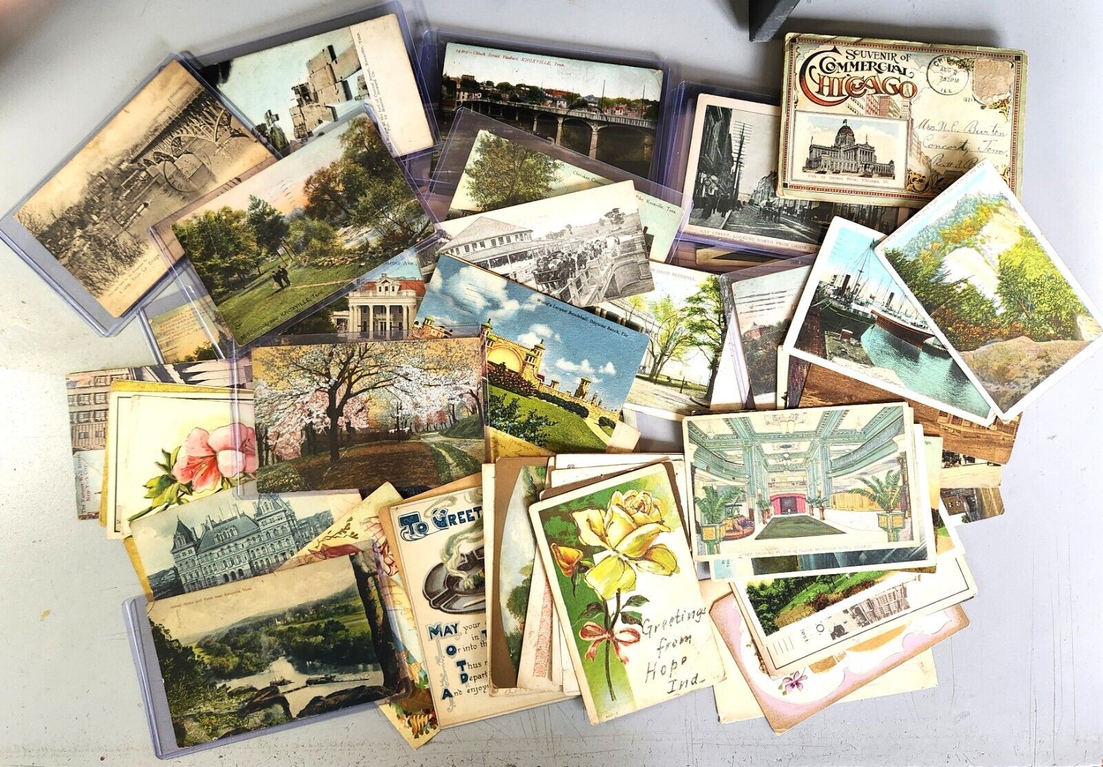 Lot 90+ Old Vintage United States Postcards - Early 1900s Many Tennessee