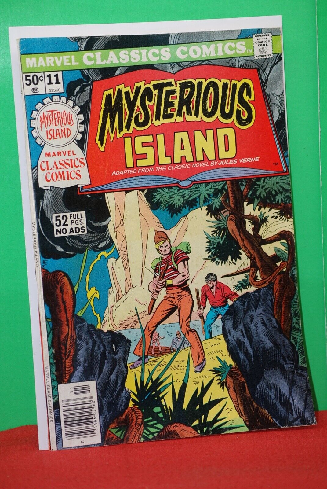 MARVEL CLASSICS COMICS #11  VF  1976 MYSTERIOUS ISLAND by JULES VERNE BRONZE