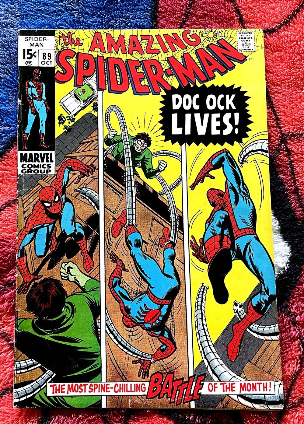 The Amazing Spider-Man #89 Fine Marvel Bronze Age, Doctor Octopus