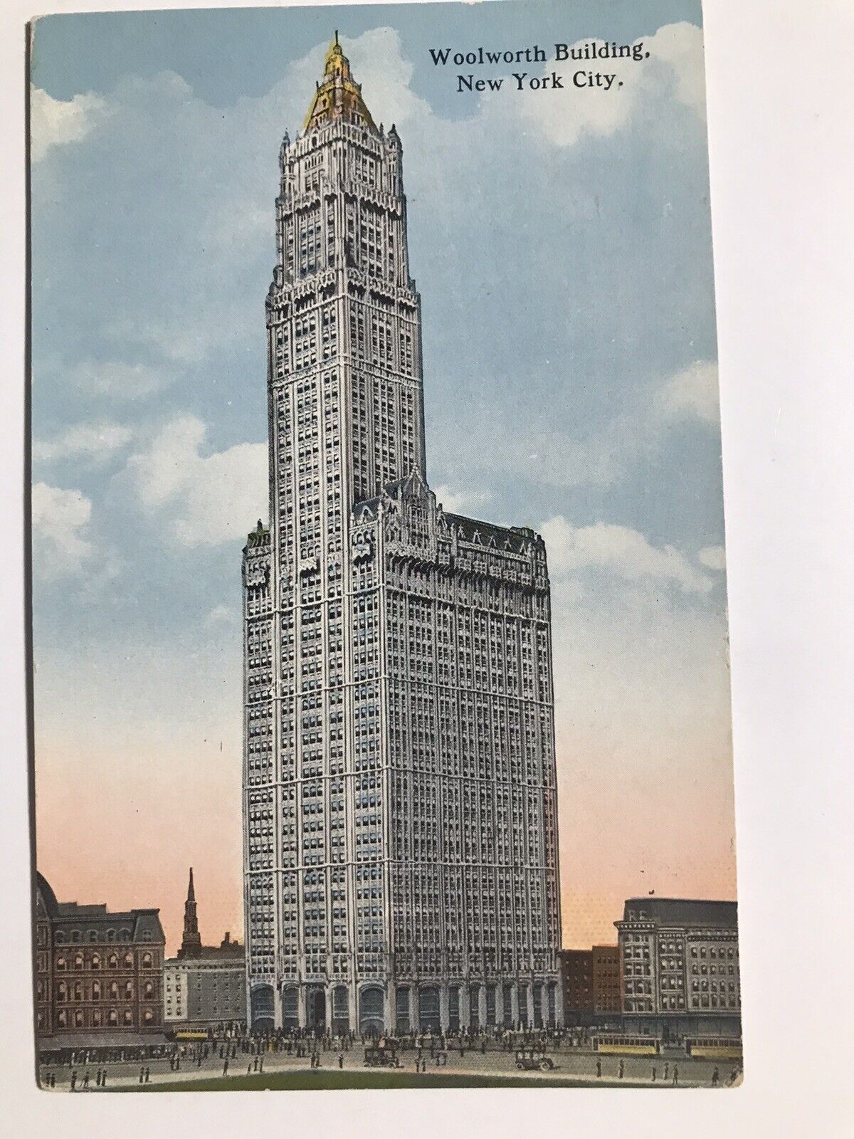 1930 Woolworth Building New York Postcard
