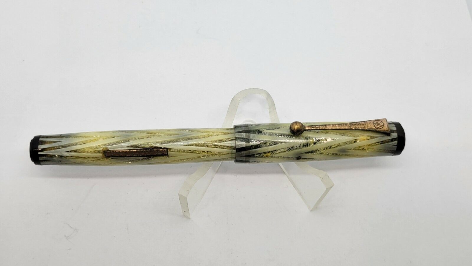 Rare Vintage Japanese SEITOW Fountain Pen, Aoshima MFG. Co., 14k Gold Nib