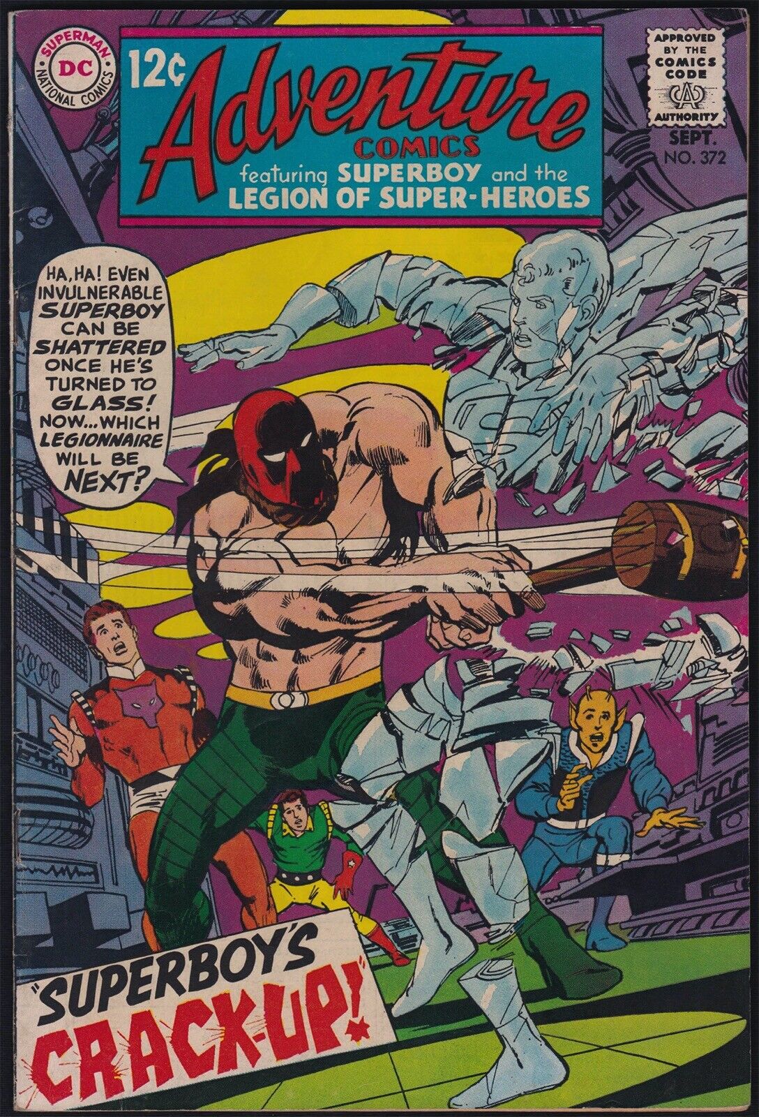 DC Comics ADVENTURE COMICS #372 Superboy & Legion of Superheroes Appearance VF-
