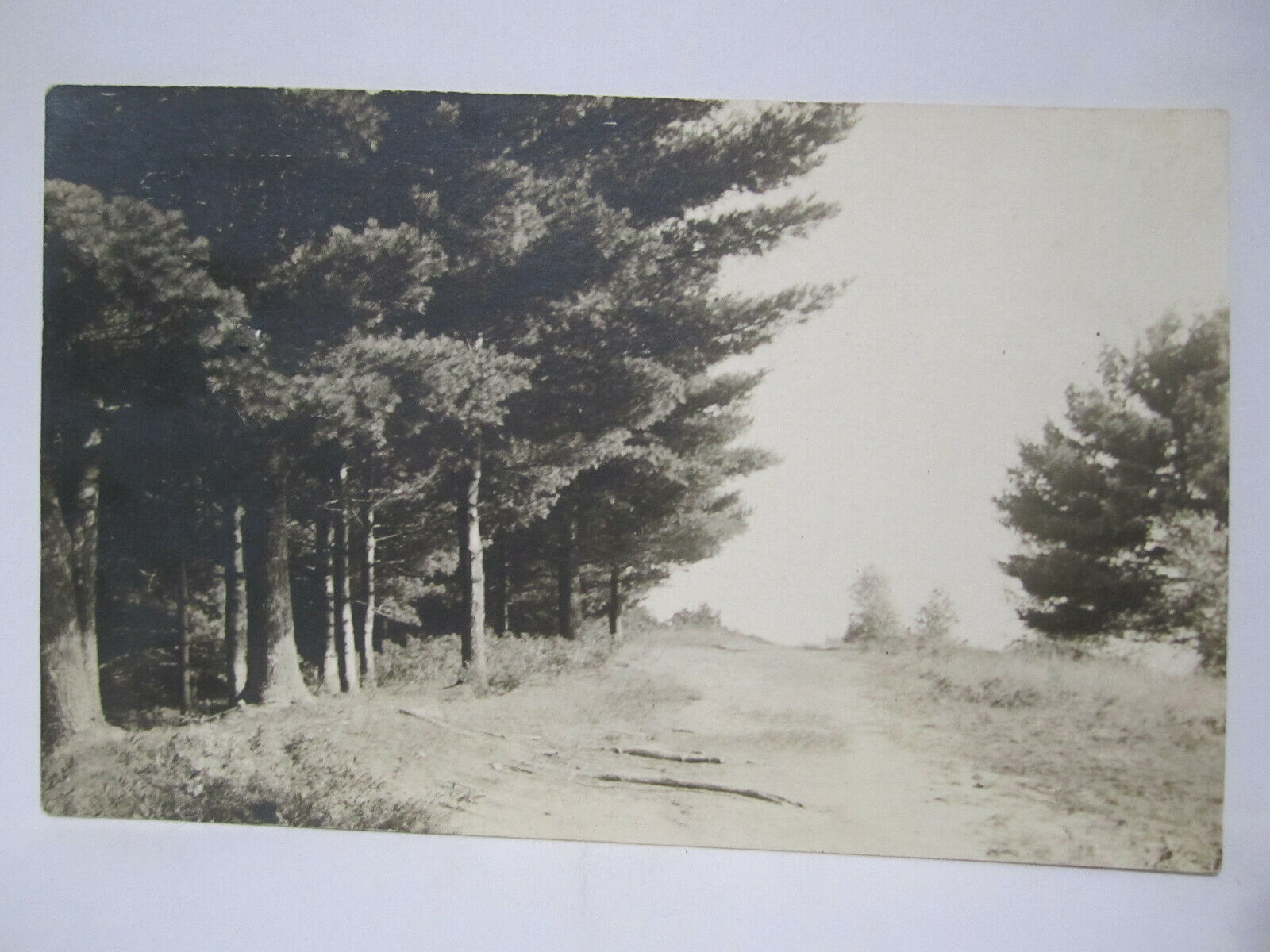 SUNSET HILL REAL PHOTO POSTCARD EAST POLAND ME MAINE 1918 RPPC
