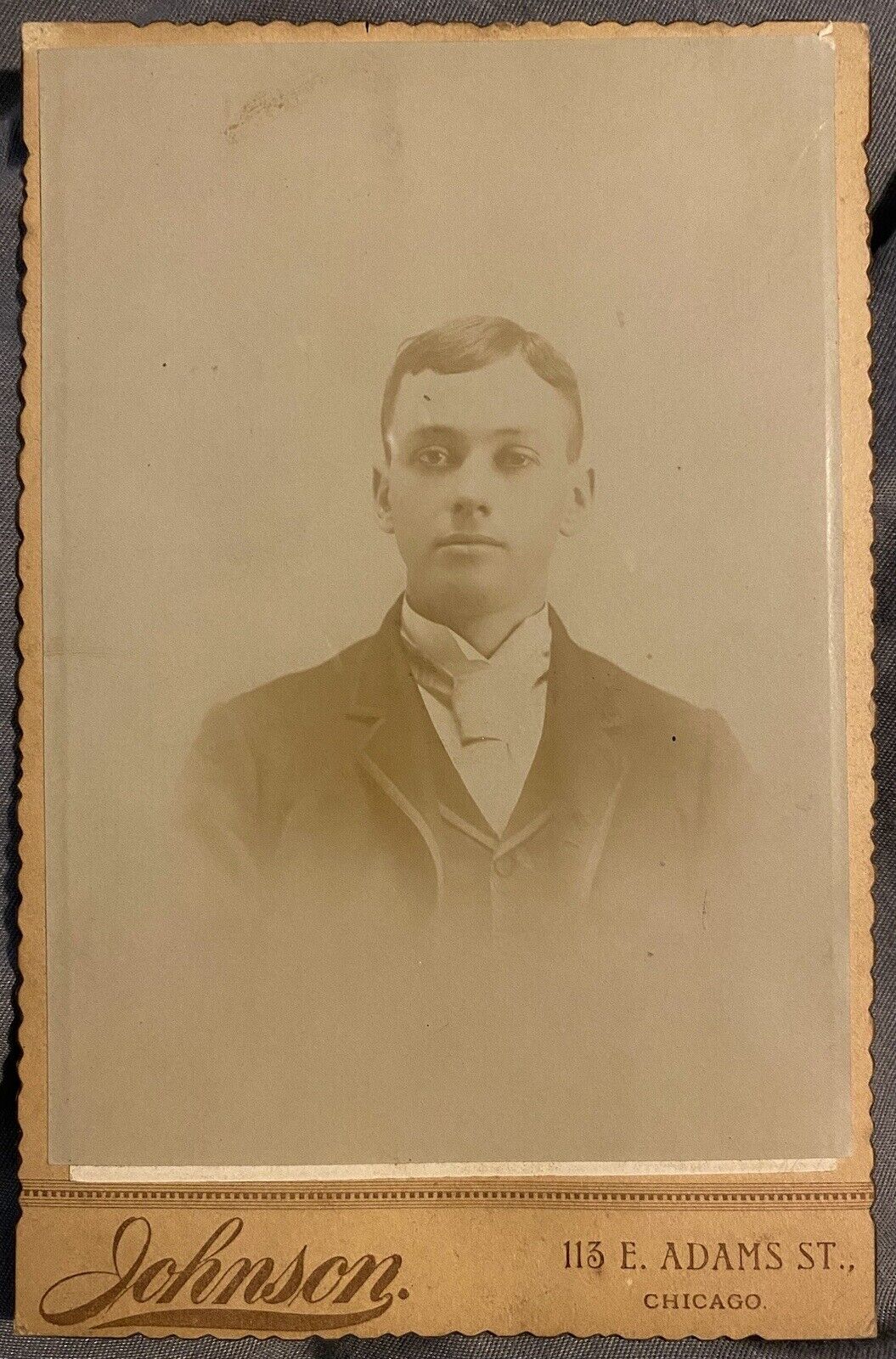1890s Reverend William A Billy Sunday Chicago Cub MLB Baseball YMCA Cabinet Card