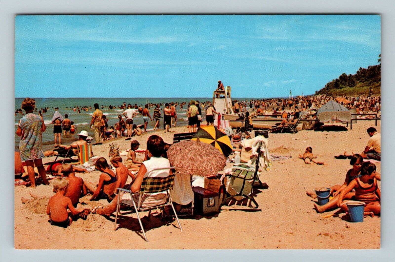 Chesterton IN Indiana, Indiana Dunes State Park, Vintage Postcard