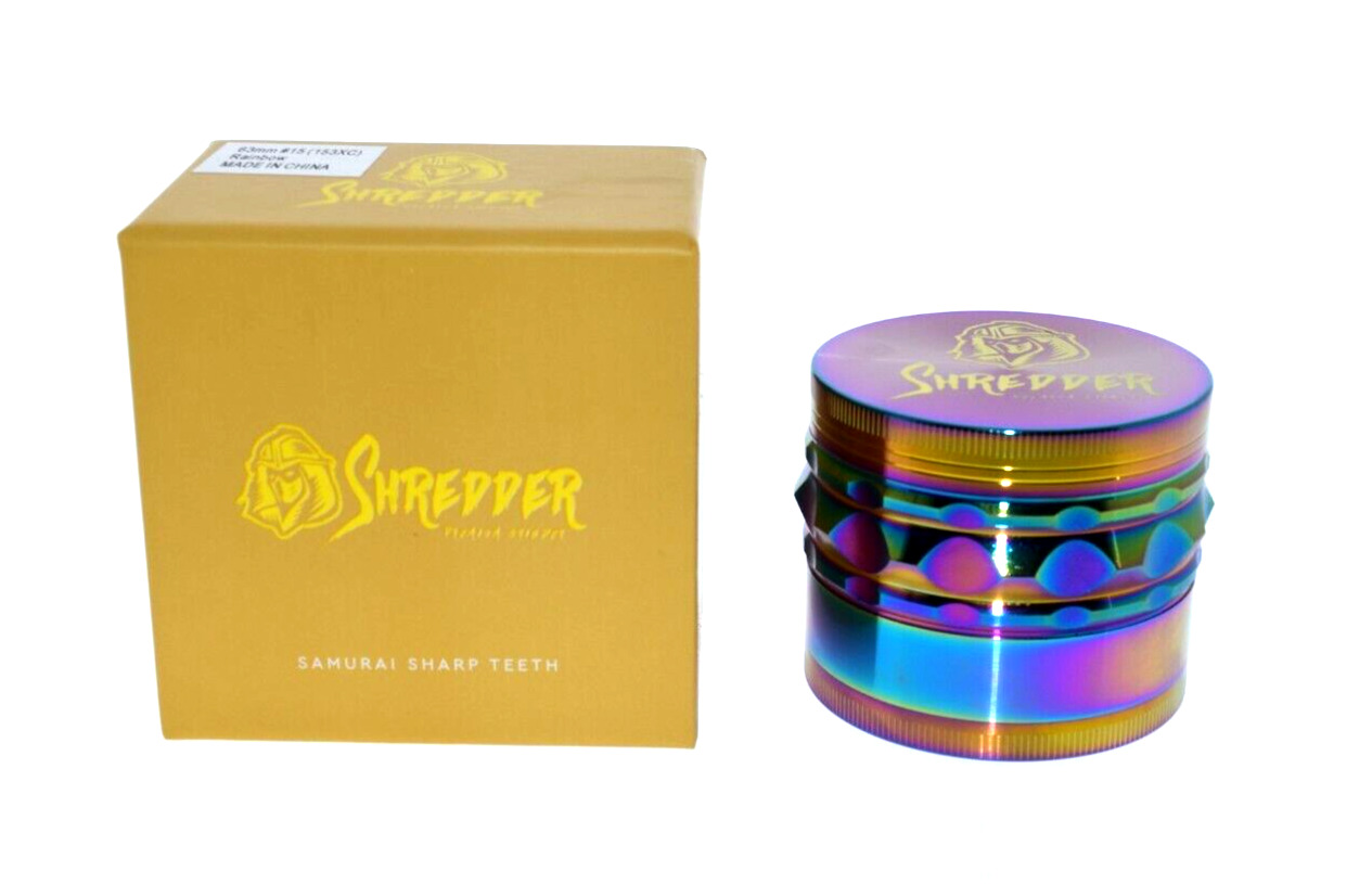 63MM Rainbow Herb Grinder Cylinder 4 Piece -195 gram