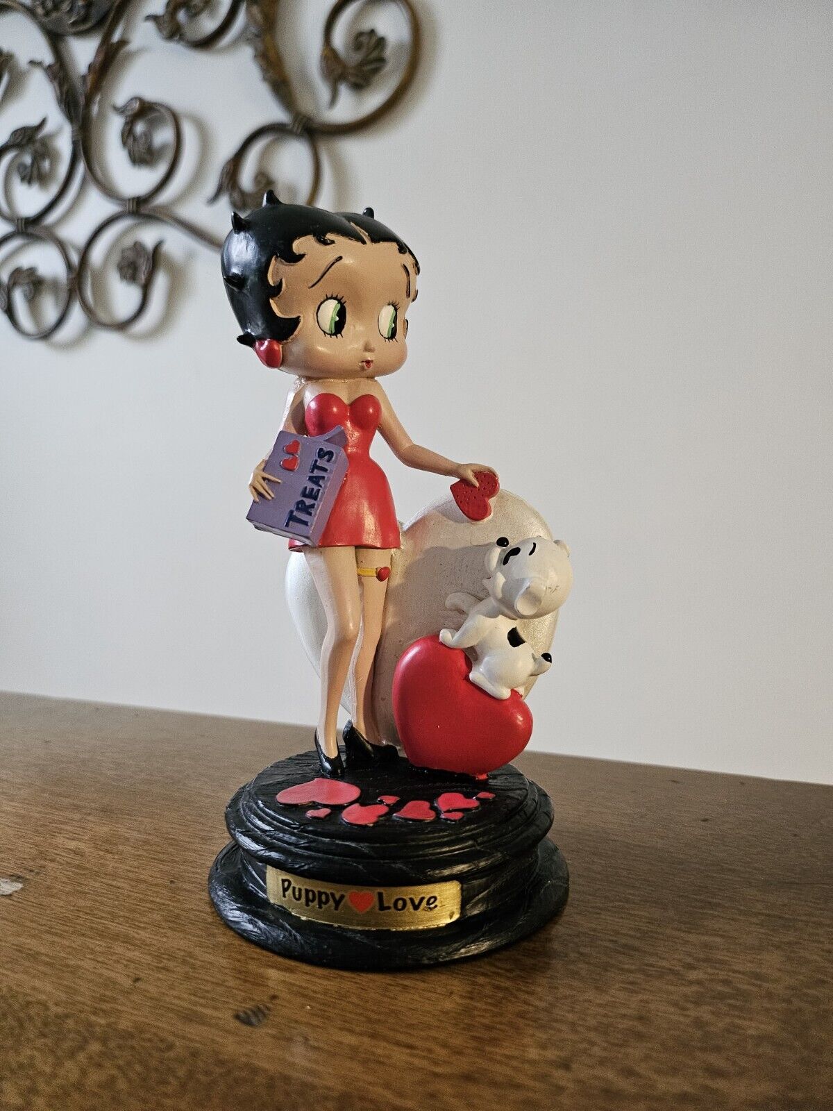 Betty Boop NJ Croce Collection Puppy Love Figurine Dog Pudgy