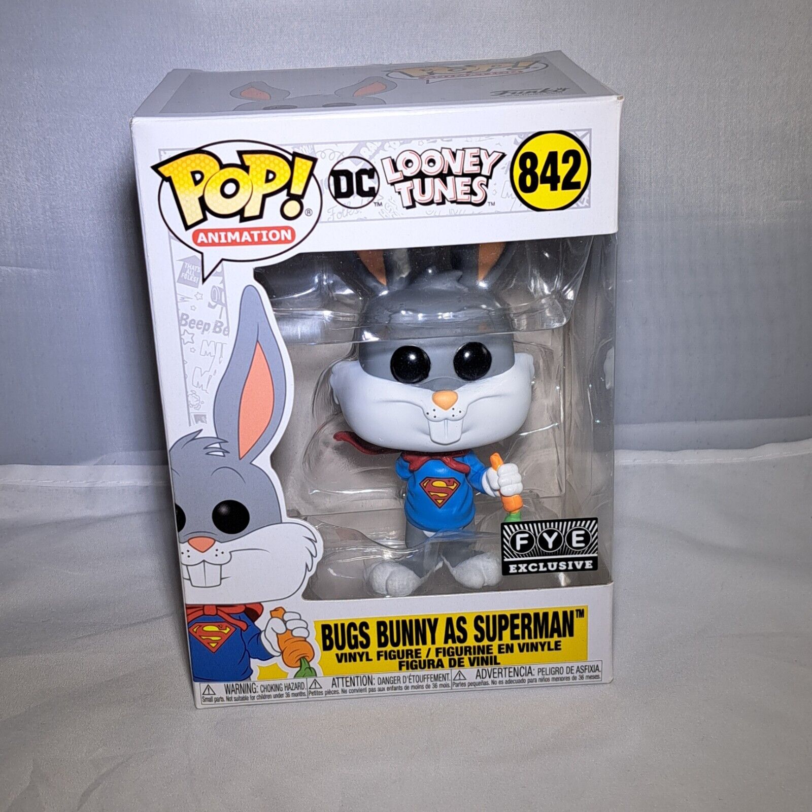 Funko Pop Vinyl: Looney Tunes - Bugs Bunny as Superman - For Your Entertainment