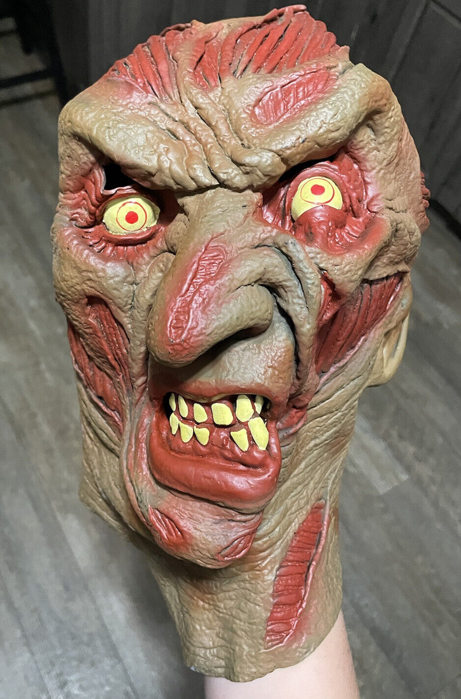 Freddy Krueger Nightmare on Elm Street 1995 Full Mask New Line Vintage Halloween