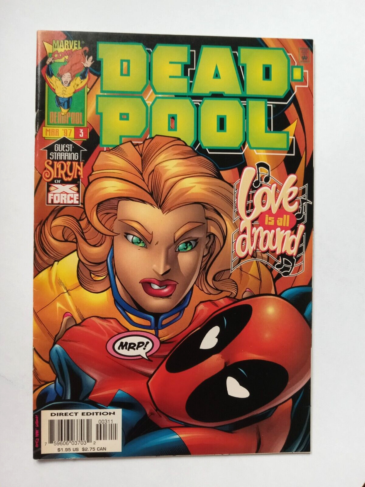 Deadpool #3 (Marvel Comics March 1997)