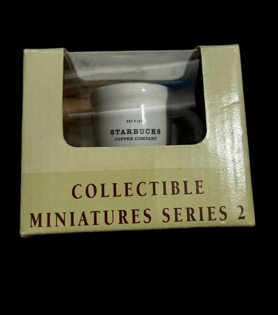 Starbucks Coffee Collectible Miniatures Series 2 Mini Mug 2004 #184011 New A17