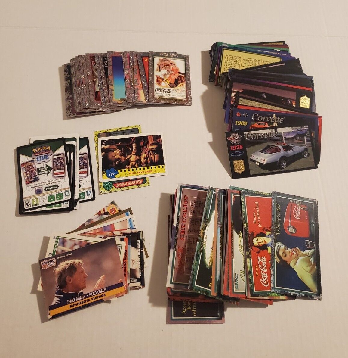 Lot Of 205 Various Trading Cards