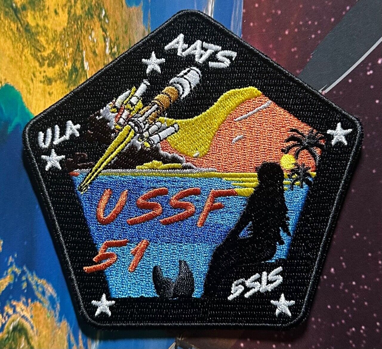 USSF-51 5 SLS AATS ULA ATLAS V PATCH ( PRE LAUNCH 12/2023 )