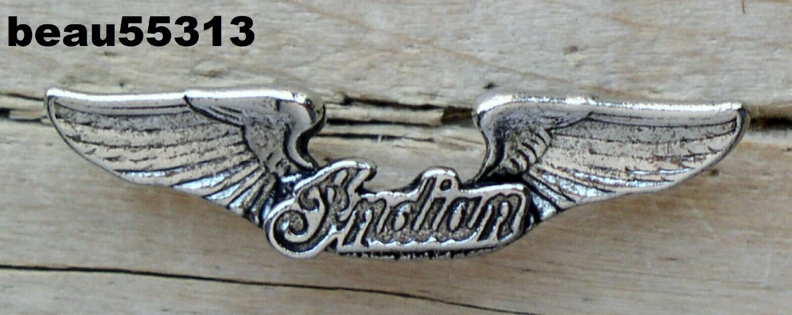 ⭐INDIAN MOTORCYCLE WING JACKET VEST HAT PIN 