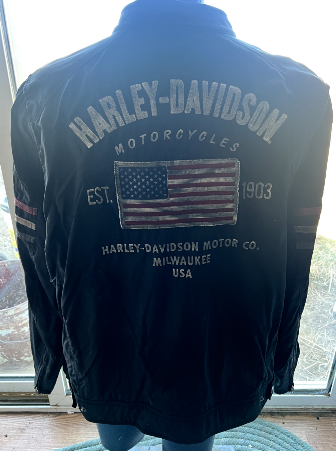 1990s Harley-Davidson Genuine MotorClothes Motorcycle Jacket - Size 2XL