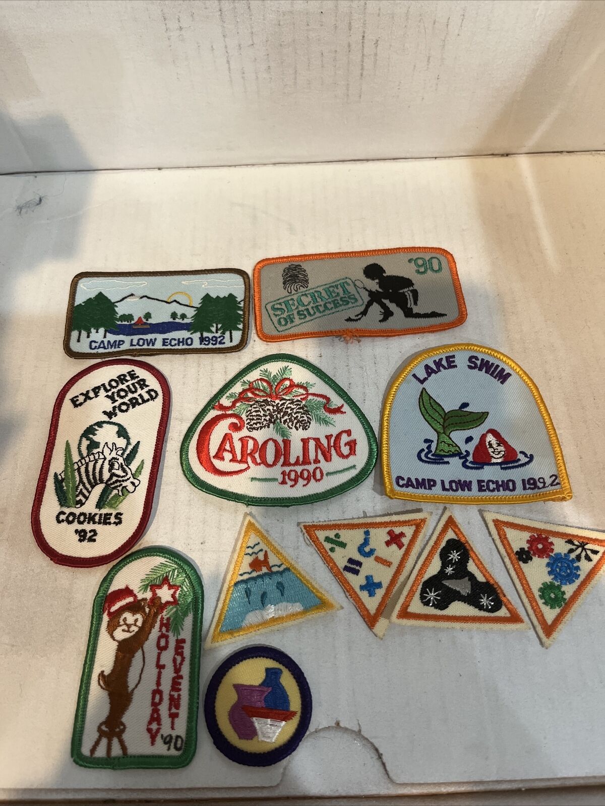 Vintage Girl Scout Patches Lot (11) 90’s