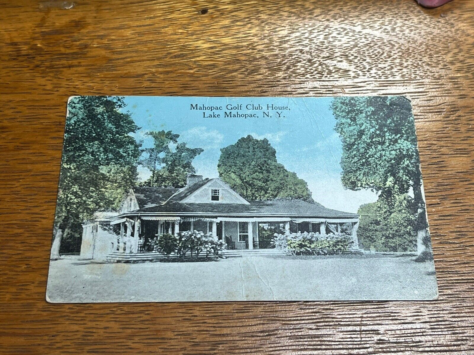 Antique Postcard Golf Club House Mahopac New York RARE Circa 1920s