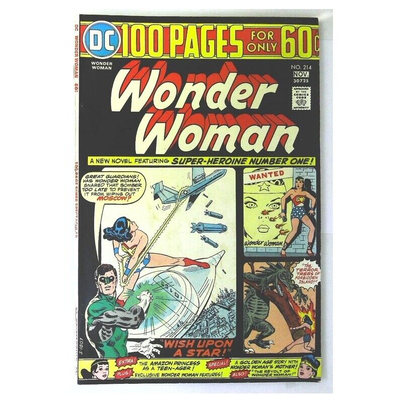 Wonder Woman (1942 series) #214 in Very Fine minus condition. DC comics [m]