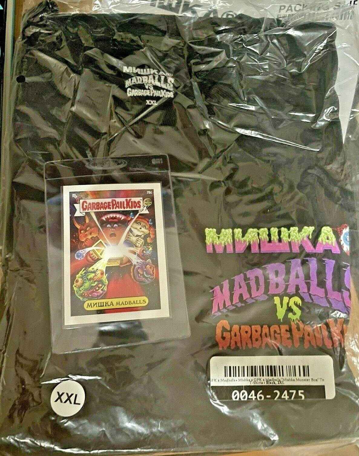Mishka x GPK x Madballs (Tee + Card) Garbage Pail Kids 2021 XXL LE /300 Cards🔥