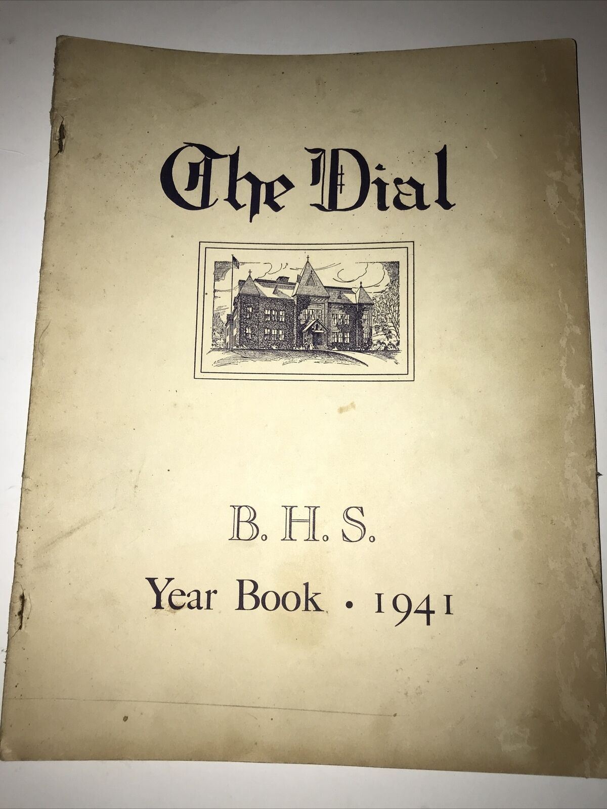 THE DIAL 1941 BRATTEBORO VERMONT HIGH SCHOOL  Vintage Antique Yearbook