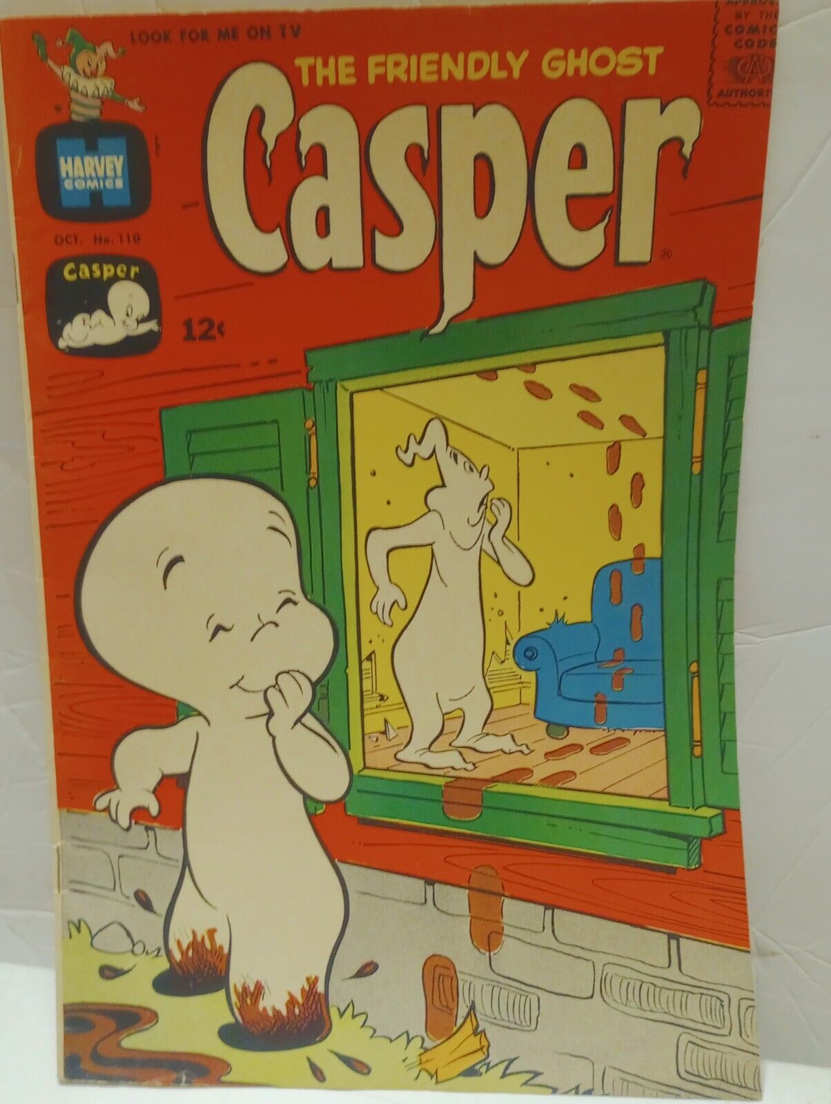 Friendly Ghost Casper #110 Silver Age VG+ 4.5 Harvey Comic - Oct 1967