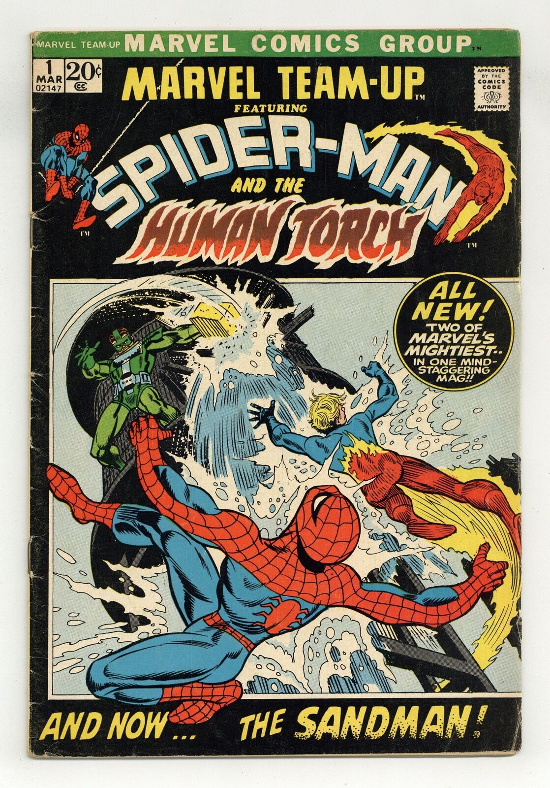 Marvel Team-Up #1 VG+ 4.5 1972