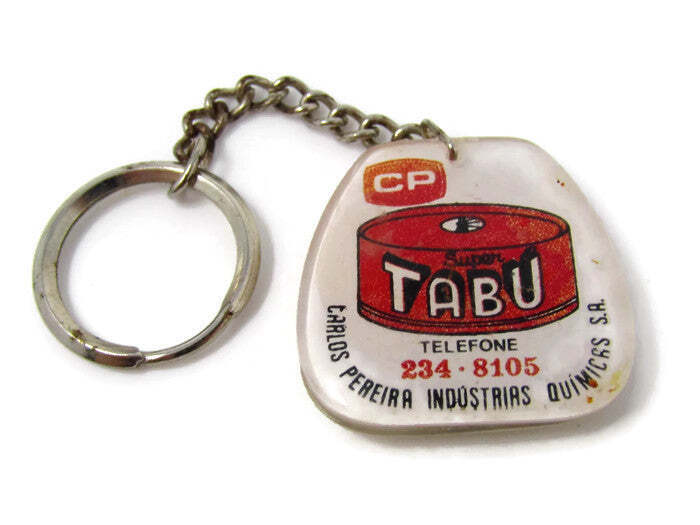 Vintage Keychain: Foreign Brazil Super Tabu Carlos Pereira Industrias