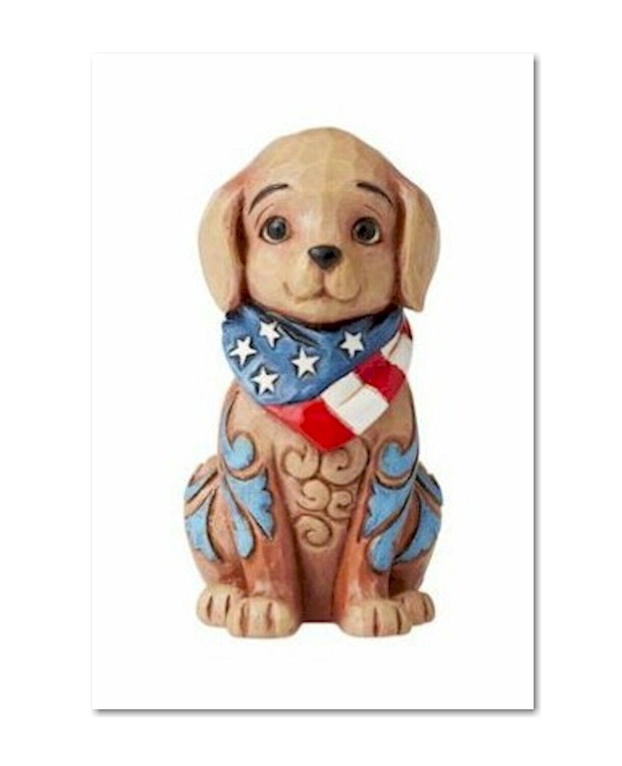 Jim Shore Mini Patriotic Puppy Figure - 6006442 NIB