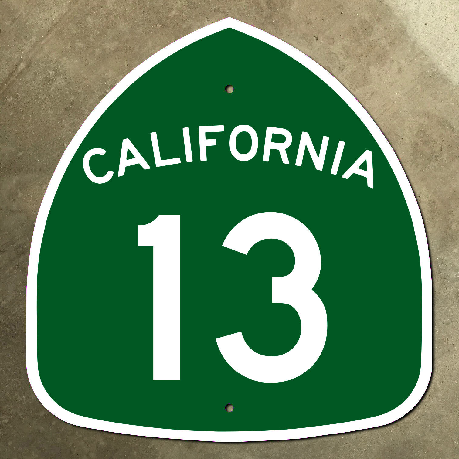 California state route 13 highway marker 1964 Oakland Berkeley road sign 18\