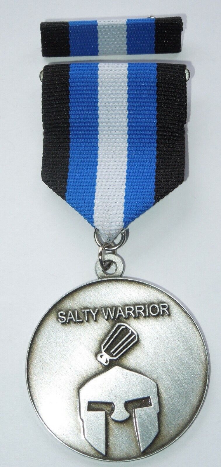 THE SALTY WARRIOR Police LEO Humor Retirement Gag Gift Medal
